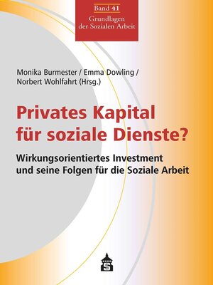cover image of Privates Kapital für soziale Dienste?